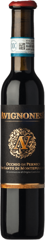 272,95 € Envío gratis | Vino dulce Avignonesi Occhio Pernice D.O.C. Vin Santo di Montepulciano Media Botella 37 cl