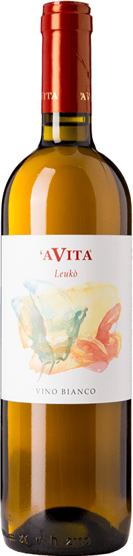 Envío gratis | Vino blanco 'A Vita Leukò I.G.T. Calabria Calabria Italia Gaglioppo, Greco 75 cl