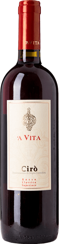 Бесплатная доставка | Красное вино 'A Vita Rosso Classico Superiore D.O.C. Cirò Calabria Италия Gaglioppo 75 cl