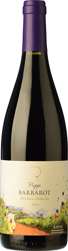 13,95 € | Red wine Montenegro Puppi Barbarot Oak D.O.Ca. Rioja The Rioja Spain Tempranillo, Merlot 75 cl