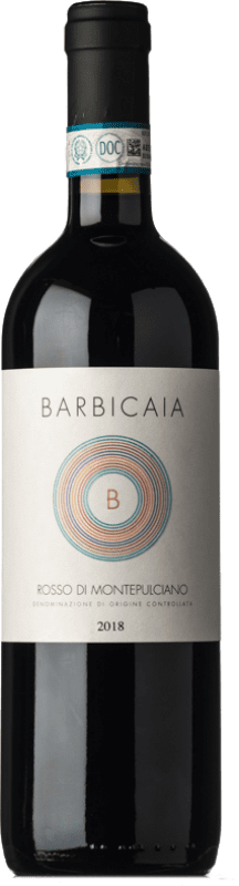 13,95 € Spedizione Gratuita | Vino rosso Barbicaia D.O.C. Rosso di Montepulciano
