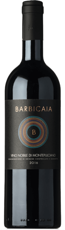 Free Shipping | Red wine Barbicaia D.O.C.G. Vino Nobile di Montepulciano Tuscany Italy Prugnolo Gentile 75 cl