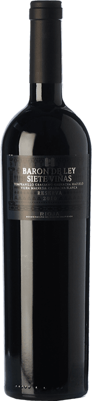 28,95 € | Vinho tinto Barón de Ley 7 Viñas Reserva D.O.Ca. Rioja La Rioja Espanha Tempranillo, Grenache, Graciano, Mazuelo, Viura, Malvasía 75 cl