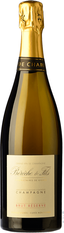 93,95 € Бесплатная доставка | Белое игристое вино Bérêche Brut — брют Резерва A.O.C. Champagne