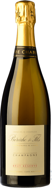 Envoi gratuit | Blanc mousseux Bérêche Brut Réserve A.O.C. Champagne Champagne France Pinot Noir, Chardonnay, Pinot Meunier 75 cl