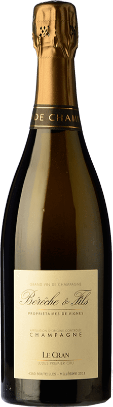 83,95 € Spedizione Gratuita | Spumante Bianco Bérêche Le Cran Brut Nature 1er Premier Cru A.O.C. Champagne
