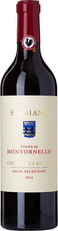 免费送货 | 红酒 Bibbiano Gran Selezione Montornello D.O.C.G. Chianti Classico 托斯卡纳 意大利 Sangiovese 75 cl