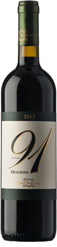 Free Shipping | Red wine Bindi Sergardi Mocenni 91 I.G.T. Toscana Tuscany Italy Cabernet Sauvignon 75 cl