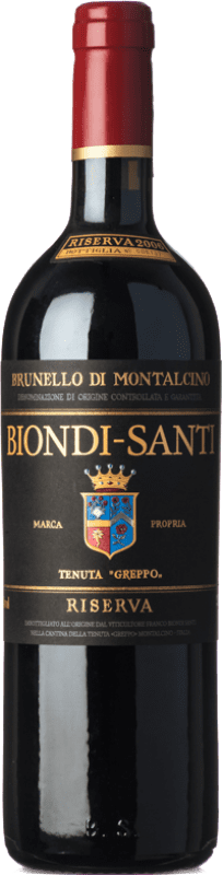 603,95 € Free Shipping | Red wine Biondi Santi Riserva Reserva D.O.C.G. Brunello di Montalcino Tuscany Italy Sangiovese Bottle 75 cl