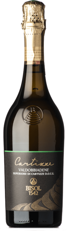 Envio grátis | Espumante branco Bisol Seco D.O.C.G. Prosecco di Conegliano-Valdobbiadene Vêneto Itália Glera 75 cl