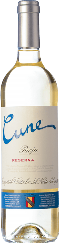 23,95 € Envio grátis | Vinho Branco Norte de España - CVNE Cune Reserva D.O.Ca. Rioja