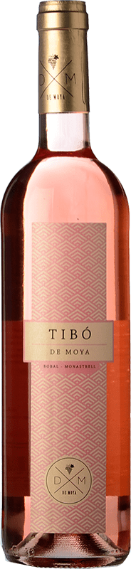 6,95 € | Rosé-Wein Bodega de Moya Tibó Rosado D.O. Utiel-Requena Valencianische Gemeinschaft Spanien Monastrell, Bobal 75 cl