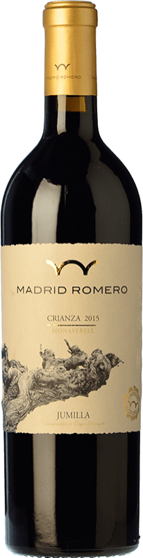 Free Shipping | Red wine Madrid Romero Aged D.O. Jumilla Castilla la Mancha Spain Monastrell 75 cl