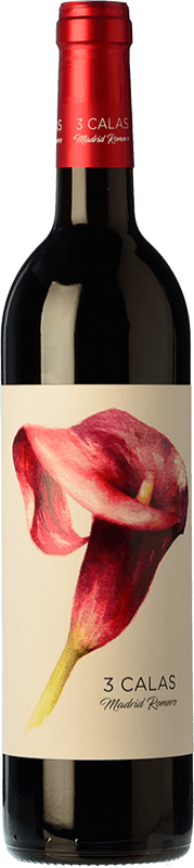 7,95 € Spedizione Gratuita | Vino rosso Madrid Romero 3 Calas Tinto Giovane D.O. Jumilla