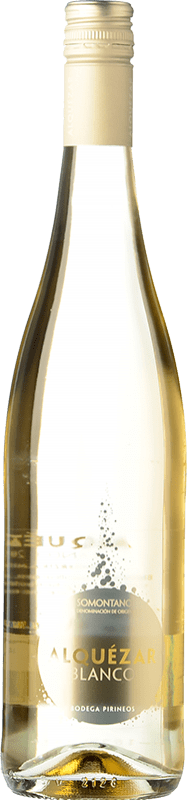 6,95 € Free Shipping | White wine Pirineos Alquézar Blanco D.O. Somontano Catalonia Spain Gewürztraminer Bottle 75 cl