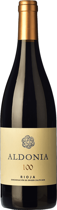 Бесплатная доставка | Красное вино Aldonia 100 Crianza — Крианса D.O.Ca. Rioja Ла-Риоха Испания Garnacha — Гренаш 75 cl
