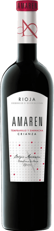 Envio grátis | Vinho tinto Amaren Crianza D.O.Ca. Rioja La Rioja Espanha Tempranillo, Grenache 75 cl