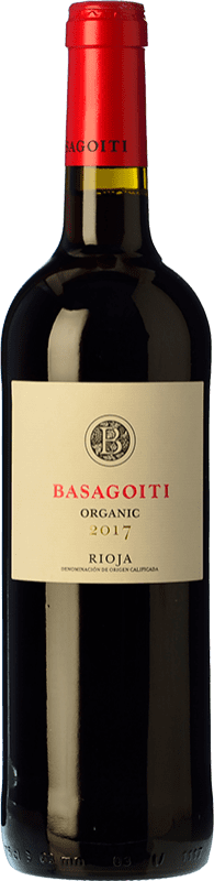 10,95 € Бесплатная доставка | Красное вино Basagoiti Дуб D.O.Ca. Rioja Eco — Эко Био Органический
