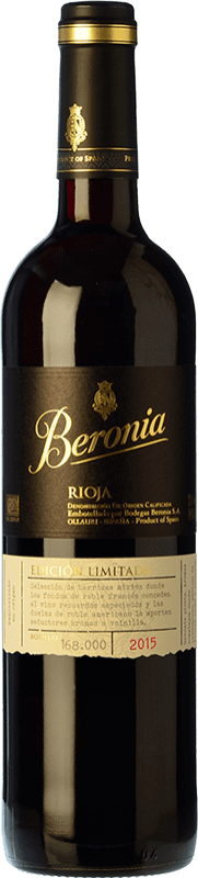 18,95 € 送料無料 | 赤ワイン Beronia Edición Limitada 高齢者 D.O.Ca. Rioja