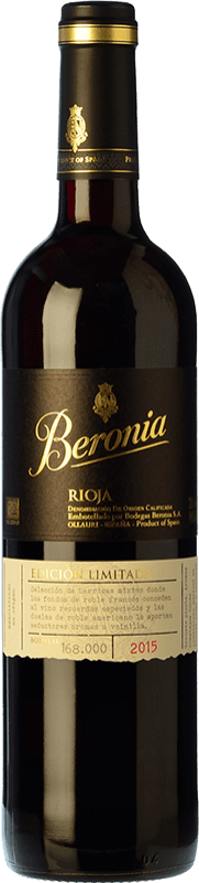 11,95 € | Vin Rouge Beronia Edición Limitada Édition Limitée Crianza D.O.Ca. Rioja La Rioja Espagne Tempranillo 75 cl