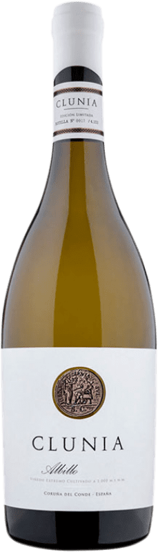 Kostenloser Versand | Weißwein Clunia Crianza — Kurze Fassreifung I.G.P. Vino de la Tierra de Castilla y León Kastilien und León Spanien Albillo 75 cl