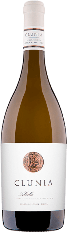 Бесплатная доставка | Белое вино Clunia Crianza — Крианса I.G.P. Vino de la Tierra de Castilla y León Кастилия-Леон Испания Albillo — Альбильо 75 cl
