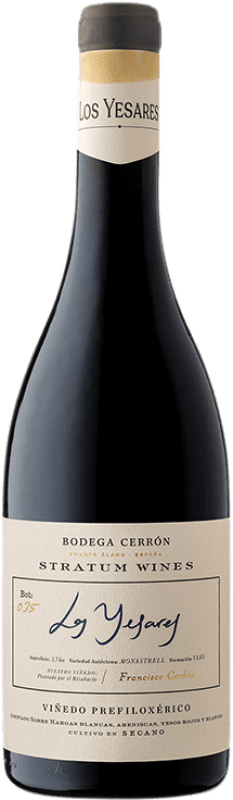 Envio grátis | Vinho tinto Cerrón Stratum Wines Los Yesares D.O. Jumilla Região de Múrcia Espanha Monastel de Rioja 75 cl