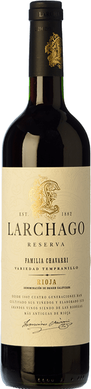 Free Shipping | Red Wine Familia Chávarri Larchago Reserve — Aged D.O.Ca. Rioja The Rioja Spain Tempranillo 75 cl