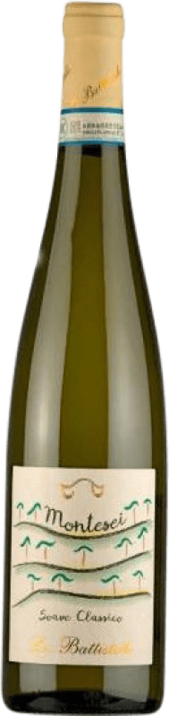 Бесплатная доставка | Белое вино Le Battistelle Montesei D.O.C.G. Soave Classico Венето Италия Garganega 75 cl