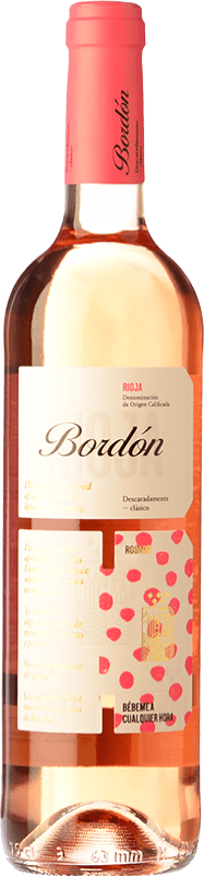 6,95 € | Rosé wine Bodegas Franco Españolas Rioja Bordón Rosado D.O.Ca. Rioja The Rioja Spain Grenache, Viura Bottle 75 cl
