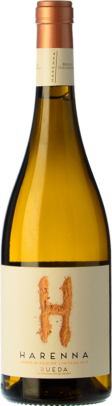 Envio grátis | Vinho branco Garciarevalo Harenna Crianza D.O. Rueda Castela e Leão Espanha Verdejo 75 cl