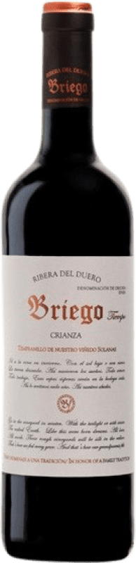 12,95 € | Red wine Briego Tiempo Aged D.O. Ribera del Duero Castilla y León Spain Tempranillo Bottle 75 cl