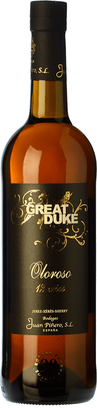 17,95 € 免费送货 | 强化酒 Juan Piñero Oloroso Great Duke D.O. Manzanilla-Sanlúcar de Barrameda 12 岁