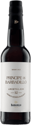 16,95 € | 强化酒 Barbadillo Amontillado Príncipe D.O. Jerez-Xérès-Sherry 安达卢西亚 西班牙 Palomino Fino 半瓶 37 cl