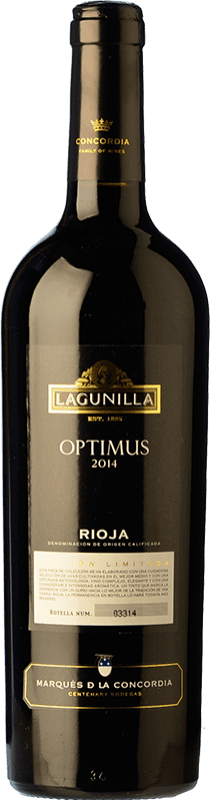 Kostenloser Versand | Rotwein Lagunilla Optimus Alterung D.O.Ca. Rioja La Rioja Spanien Tempranillo, Merlot, Syrah, Cabernet Sauvignon 75 cl