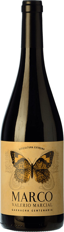 Бесплатная доставка | Красное вино Langa Marco Valerio Marcial старения D.O. Calatayud Испания Grenache 75 cl