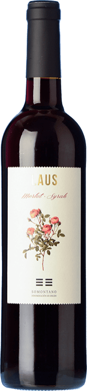 Envío gratis | Vino Tinto Laus Joven D.O. Somontano Aragón España Merlot, Syrah 75 cl
