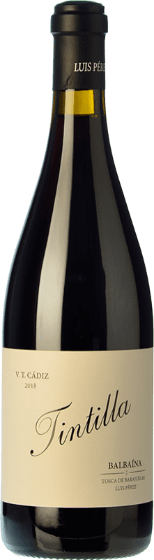 21,95 € | 红葡萄酒 Luis Pérez Balbaina Crianza — 陈酿 I.G.P. Vino de la Tierra de Cádiz 安达卢西亚 西班牙 Tintilla — 廷蒂利亚 75 cl