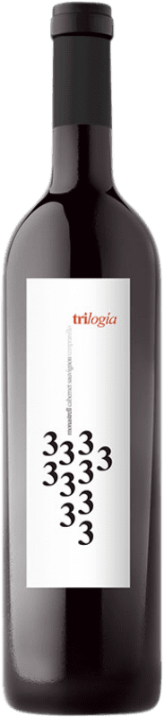 Envío gratis | Vino tinto Casa Los Frailes Trilogía D.O. Valencia Comunidad Valenciana España Tempranillo, Cabernet Sauvignon, Monastrell 75 cl