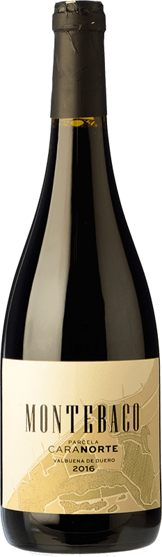 22,95 € | Красное вино Montebaco Cara Norte старения D.O. Ribera del Duero Кастилия-Леон Испания Tempranillo 75 cl