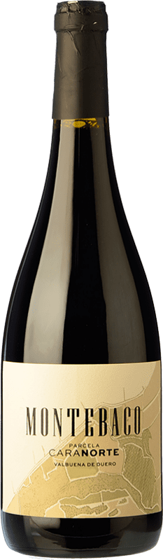 22,95 € | Red wine Montebaco Cara Norte Aged D.O. Ribera del Duero Castilla y León Spain Tempranillo Bottle 75 cl