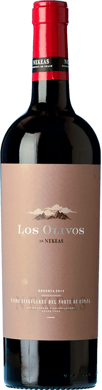10,95 € Бесплатная доставка | Красное вино Nekeas Los Olivos Резерва D.O. Navarra