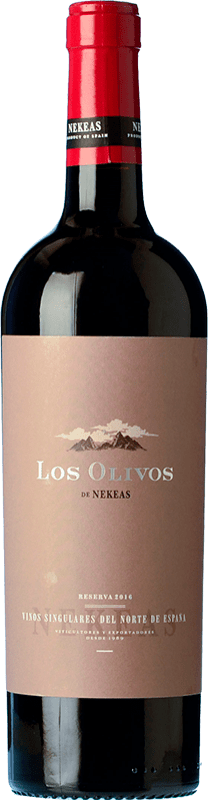 免费送货 | 红酒 Nekeas Los Olivos 预订 D.O. Navarra 纳瓦拉 西班牙 Merlot, Cabernet Sauvignon 75 cl