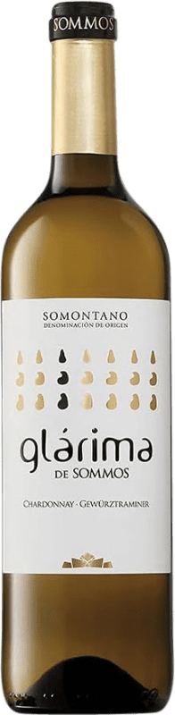 8,95 € Бесплатная доставка | Белое вино Sommos Glárima Gewürztraminer Chardonnay D.O. Somontano