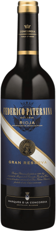 14,95 € | Красное вино Paternina Гранд Резерв D.O.Ca. Rioja Ла-Риоха Испания Tempranillo, Grenache 75 cl