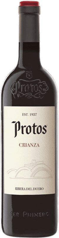 33,95 € Free Shipping | Red wine Protos Aged D.O. Ribera del Duero Magnum Bottle 1,5 L