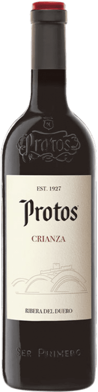 65,95 € 免费送货 | 红酒 Protos 岁 D.O. Ribera del Duero 瓶子 Magnum 1,5 L