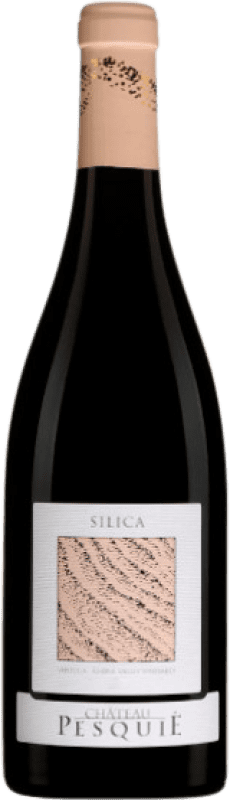 Бесплатная доставка | Красное вино Château Pesquié Silica Rouge A.O.C. Côtes du Ventoux Рона Франция Grenache Tintorera, Cinsault Органический 75 cl