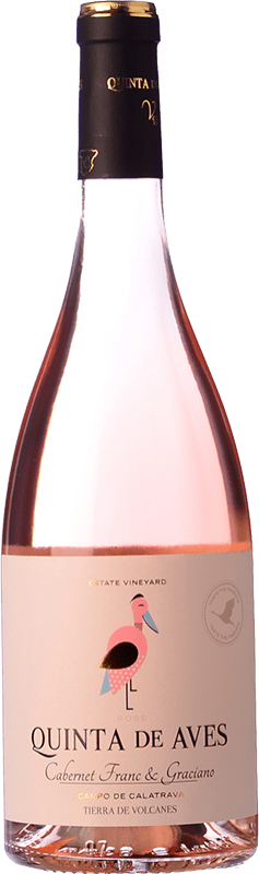 Kostenloser Versand | Rosé-Wein Quinta de Aves Rosado I.G.P. Vino de la Tierra de Castilla Kastilien-La Mancha Spanien Graciano, Cabernet Franc 75 cl