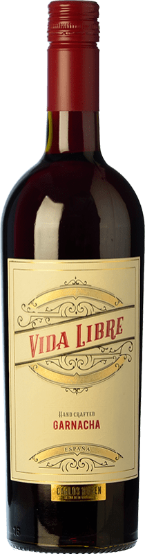 Бесплатная доставка | Красное вино Raíces Ibéricas Carlos Rubén Vida Libre Tinto Молодой Испания Grenache 75 cl